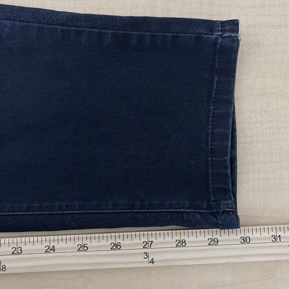 YMI Hyperdenim Women Navy Denim Jeans Sz 3X (40x30) Mid Rise Skinny Stretch NEW - Picture 8 of 10